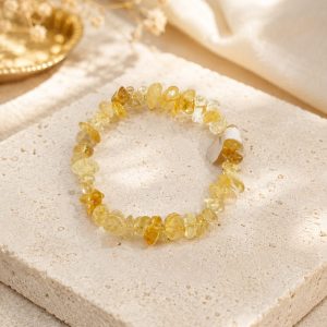 Pulsera citrino chip