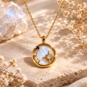 Collar Piedra Luna plata925