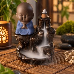 Porta incienso de Reflujo Monje Zen