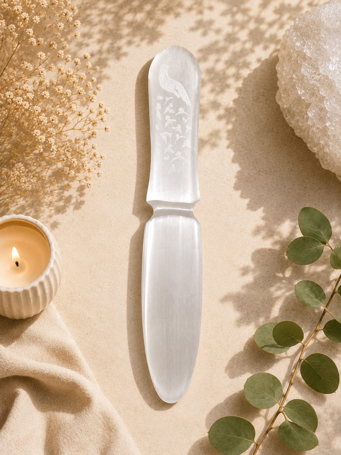 Cuchillo Selenita, liberación de ataduras