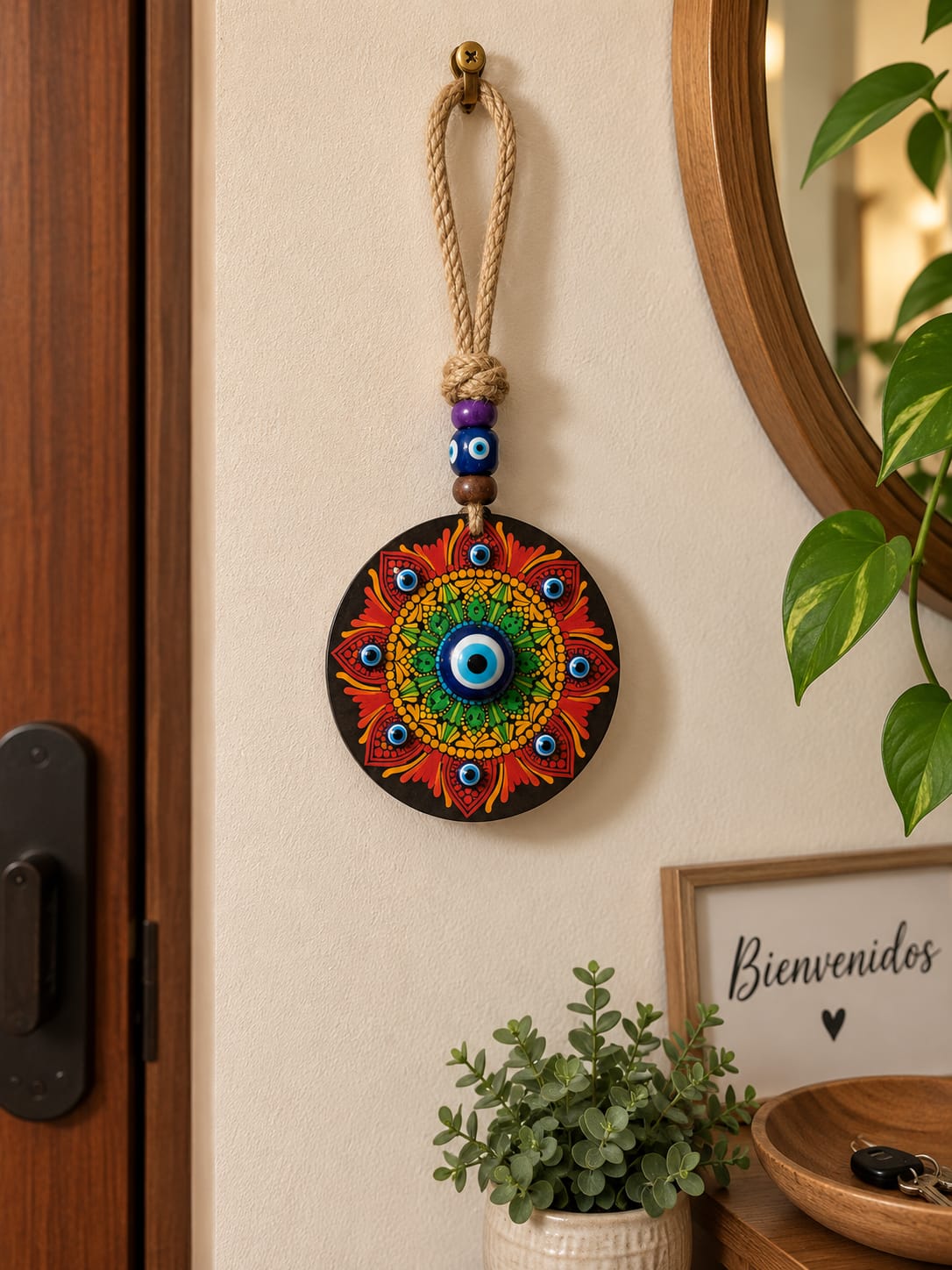 ojo turco modelo rojo