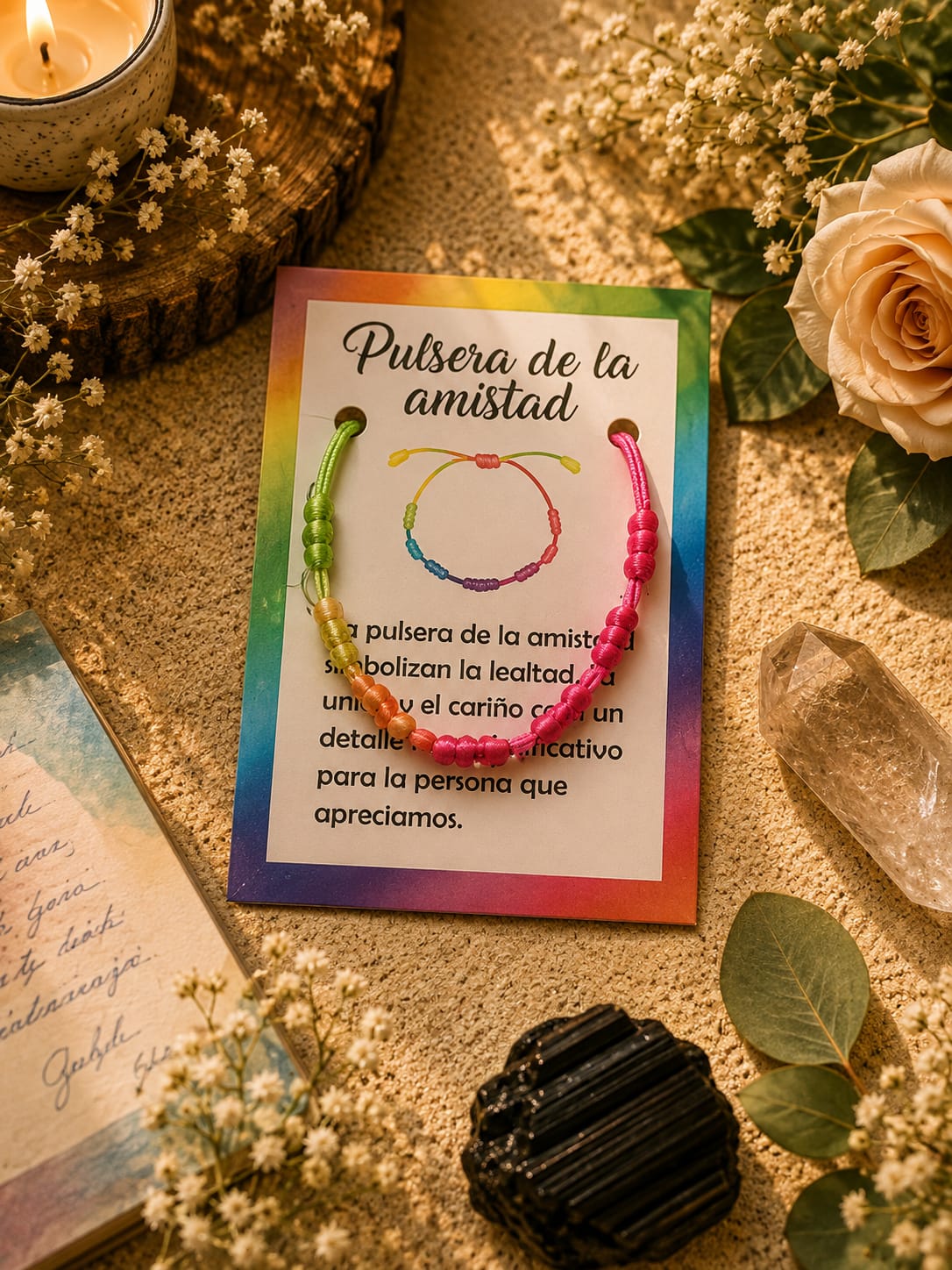 Pulseras 7 nudos Colores