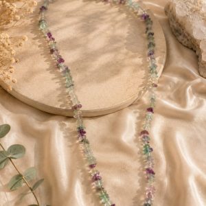 Collar Fluorita chip