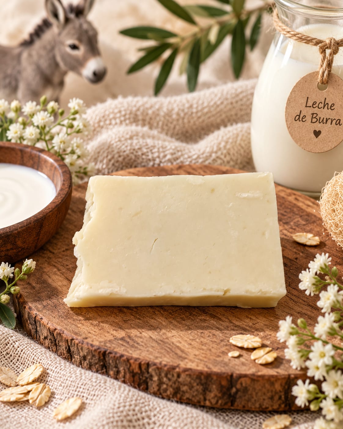 Jabón de Leche de Burra recuperación de tu propia energía