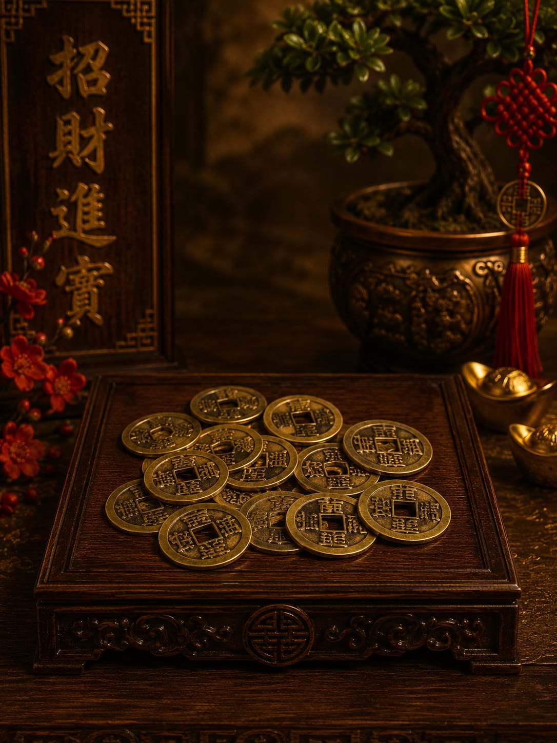 monedas de la suerte feng shui