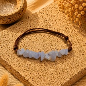 Pulsera Calcedonia chip