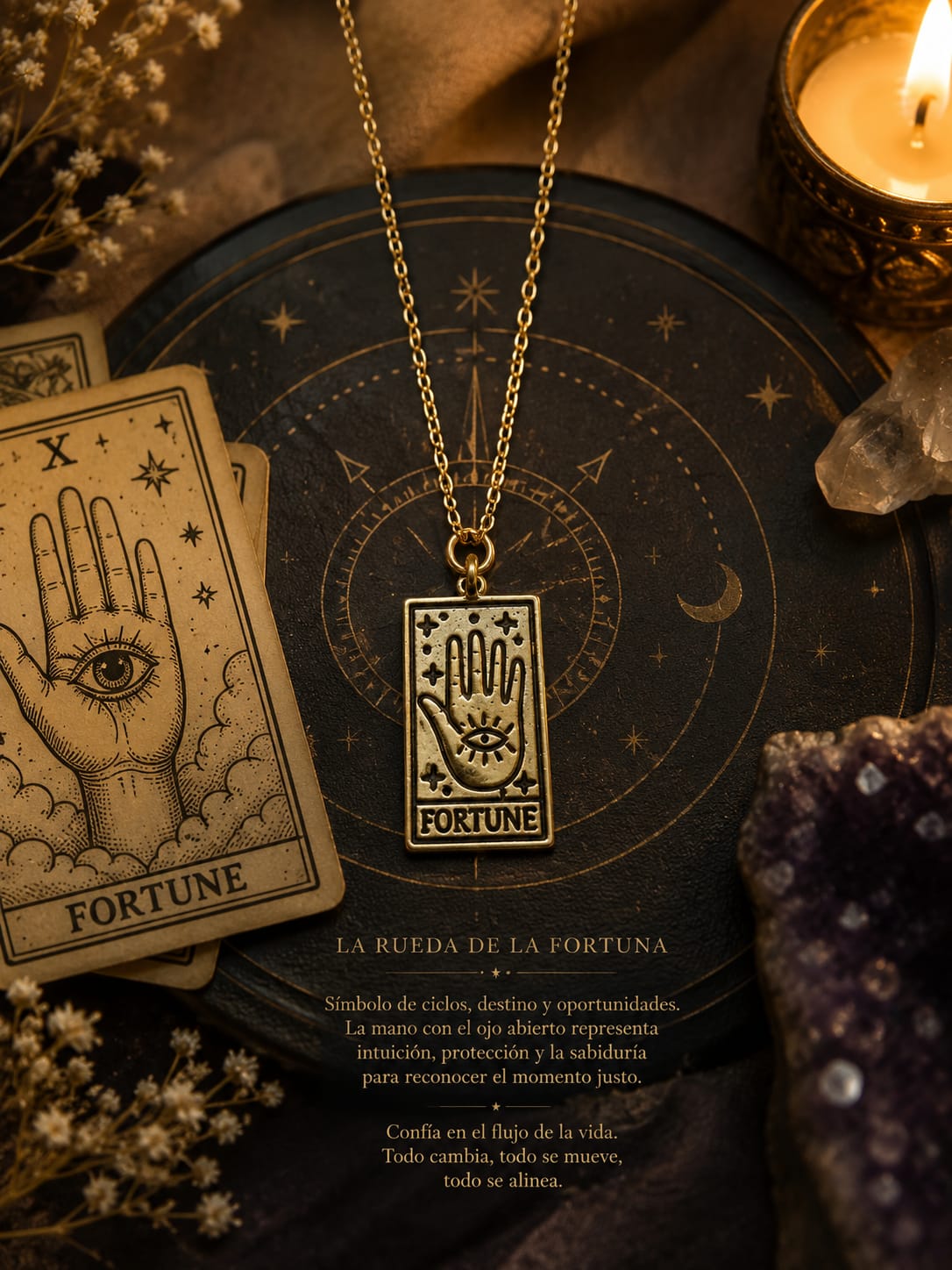 Collar Carta de la Fortuna