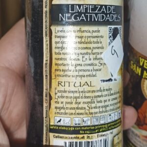 Velón Limpieza de negatividad