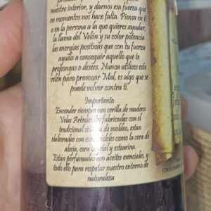 Velón Limpieza mal de Ojo