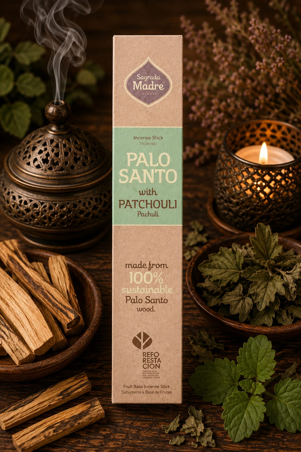 Incienso Palo Santo y Patchouli