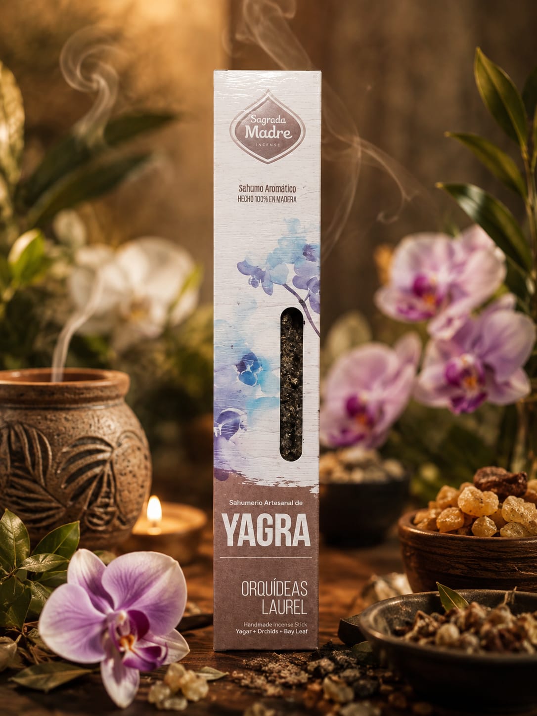 Incienso Yagra con Orquidea y Laurel