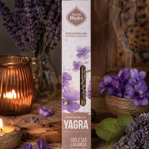 Incienso Yagra con Violetas y Lavanda