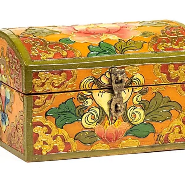 Caja Joyero Con Loto