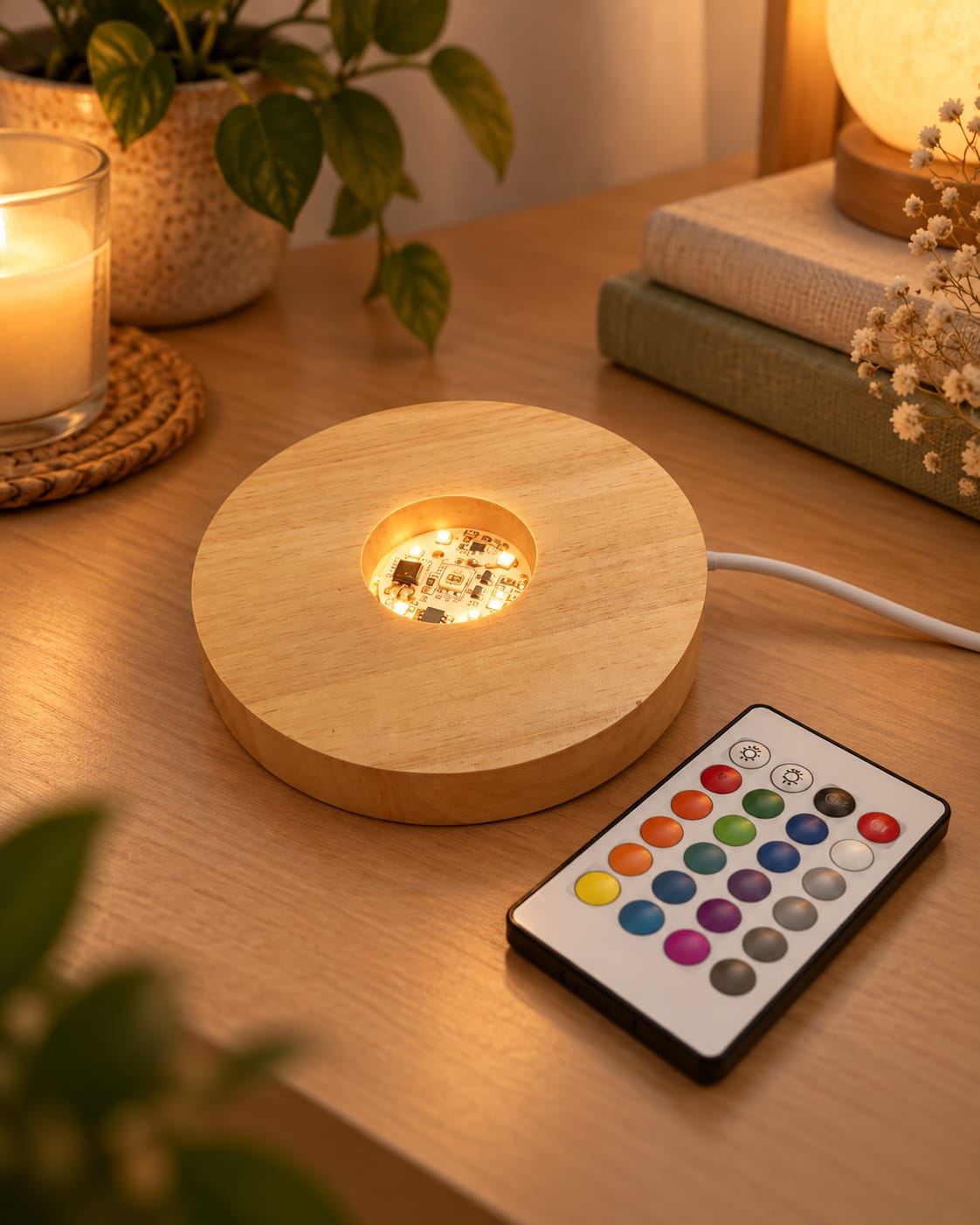 Luz Led para minerales colores