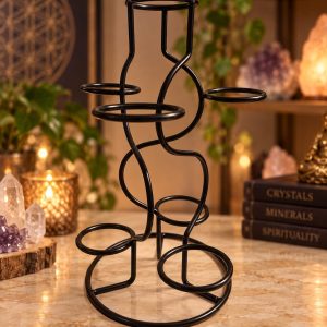 Soporte para Esfera negro 7 esferas