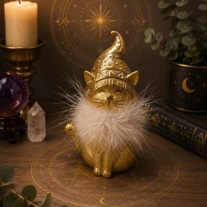 Figura Gato - dorado