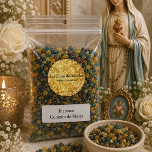 Incienso Resina Corazón de María