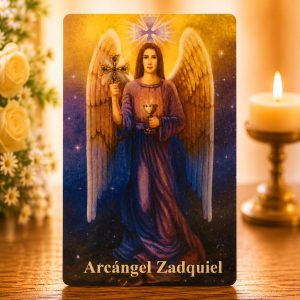 Estampa Arcángel Zadquiel