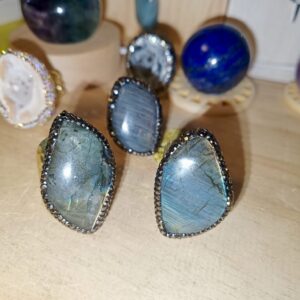Anillo labradorita