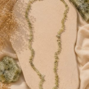Collar Prehnita chip