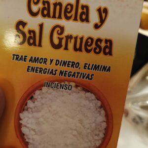 Incienso sal gruesa y canela