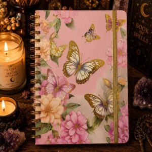 Cuaderno Flores y Mariposas