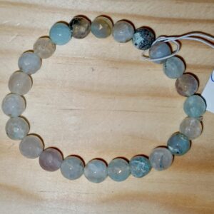 Pulsera Calcita azul facetada 8mm