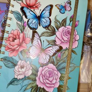 Cuaderno Flores y Mariposas