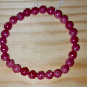 Pulsera Cuarzo Fresa 6mm