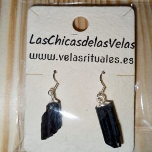 Pendientes de turmalina