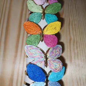 Pulsera Rafia y Acero