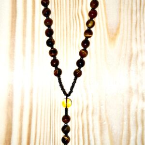 Rosario Con Ojo de Tigre