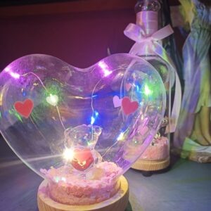 lámpara Oso con luz led - corazón