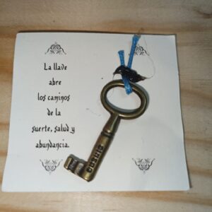 Amuleto llave abre caminos - ritualizada