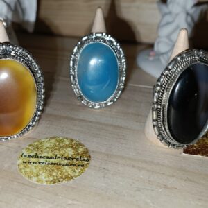 Anillo Ágata azul