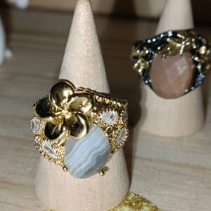 Anillo Ágata Gris