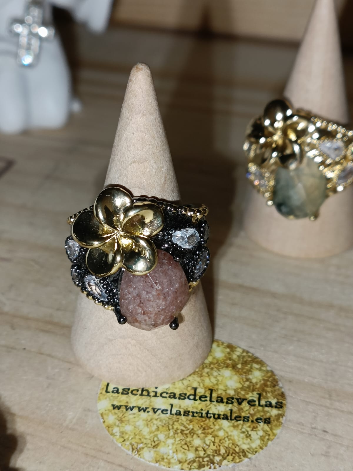Anillo Cuarzo Fresa