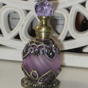 Botella para perfume morada