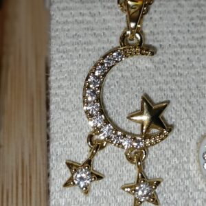 Collar Luna y Estrellas