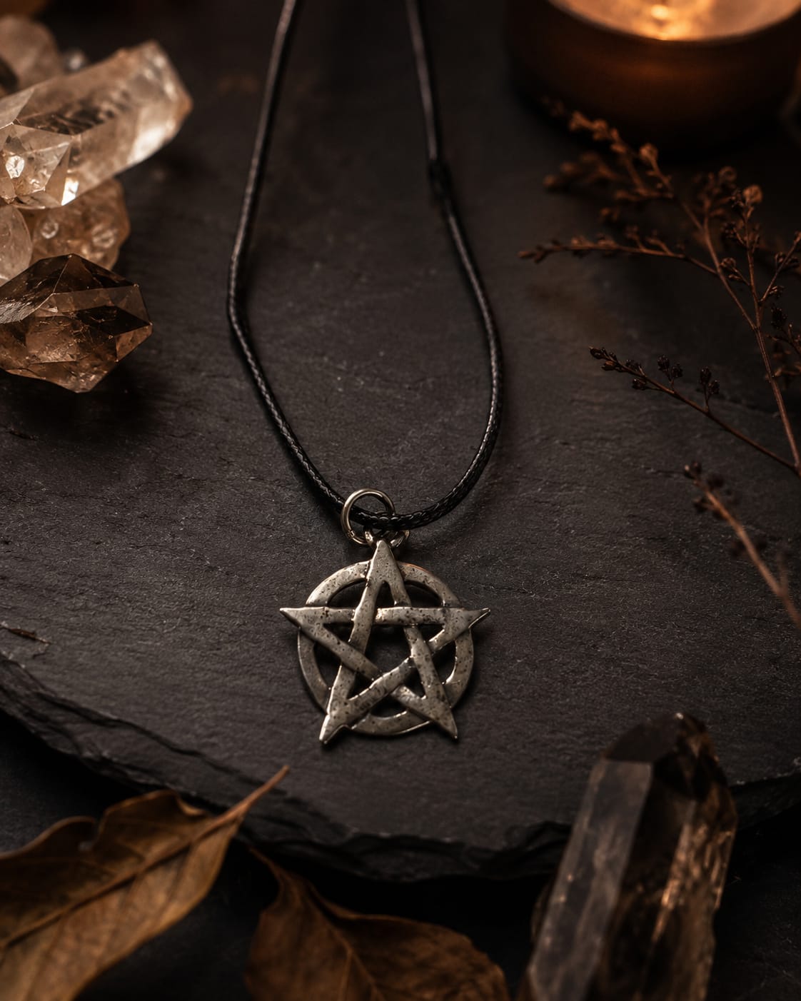 Collar Pentagrama Plata
