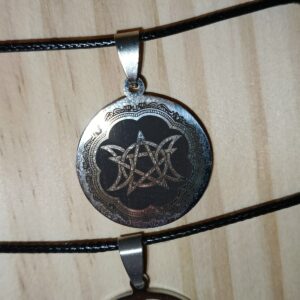 Collar triple luna serigrafiada