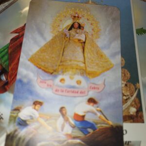Estampa Virgen Caridad del cobre