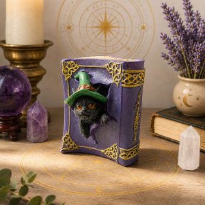 Figura gato travieso - morado