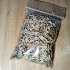 Hierba esotérica Salvia Blanca ritualizada