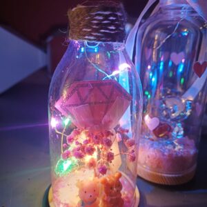 lámpara oso luz led - diamante