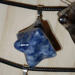 Merkaba sodalita colgante