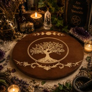 Mesa Altar árbol de la vida circular