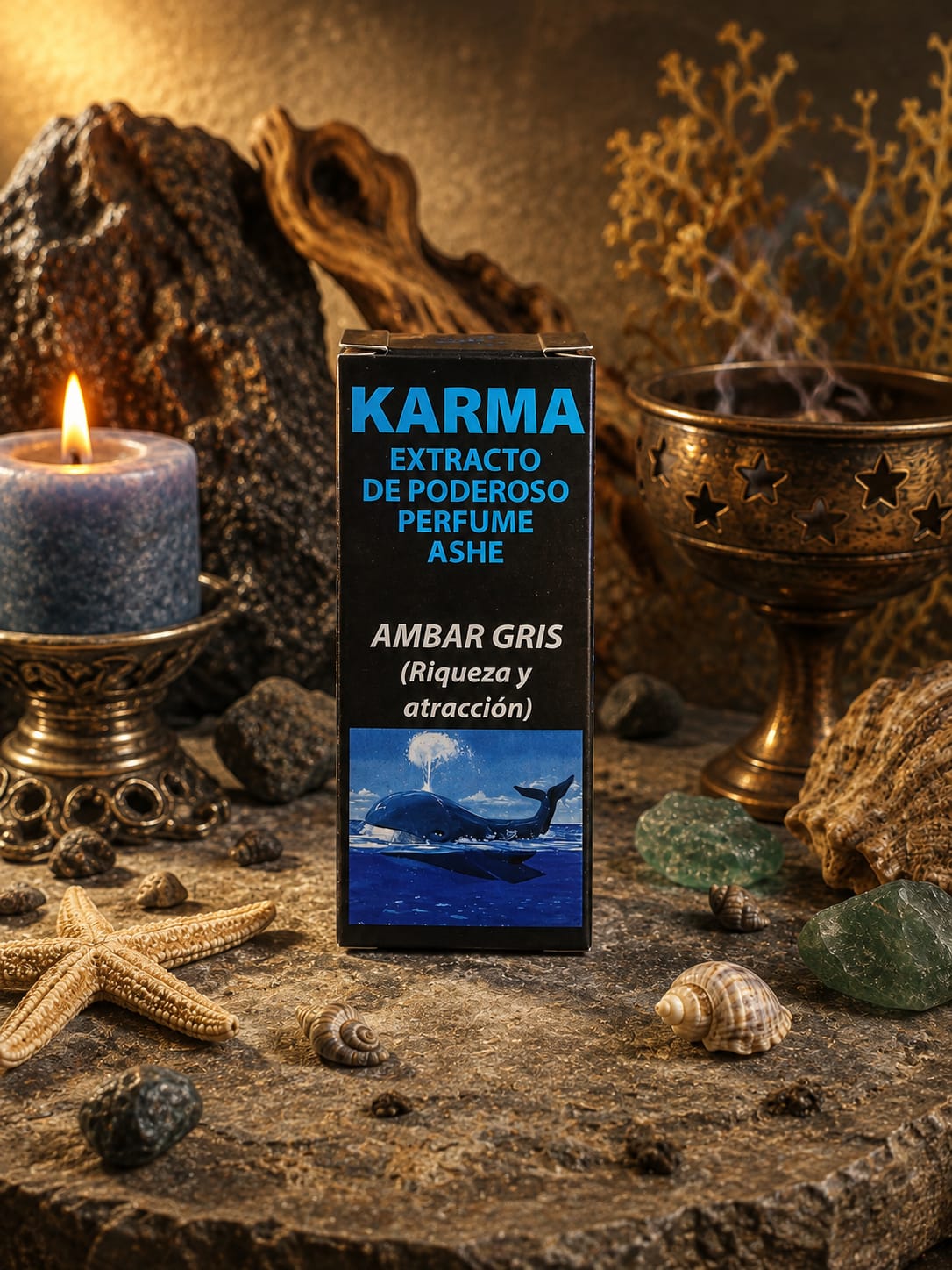 Perfume Ambar Gris - Riqueza y atracción