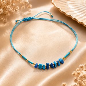 Pulsera piedras azules
