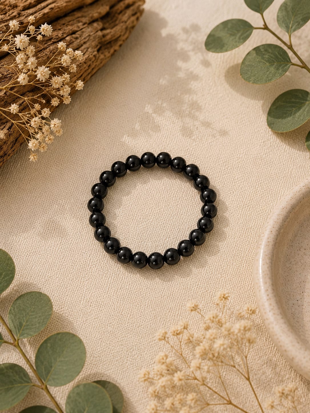 Anillo elástico turmalina